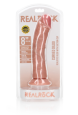 RealRock by Shots Curved Realistic Dildo with Suction Cup - 8 / 20,5 cm