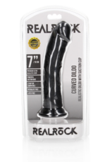 RealRock by Shots Curved Realistic Dildo with Suction Cup - 7 / 18 cm