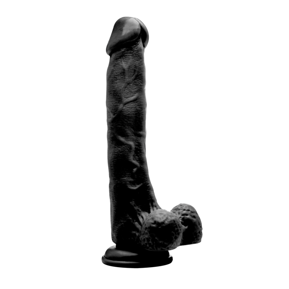 RealRock by Shots Realistic Cock with Scrotum - 10 / 25 cm