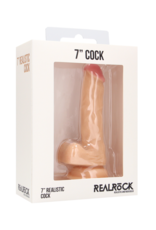 RealRock by Shots Realistic Cock with Scrotum - 7 / 18 cm