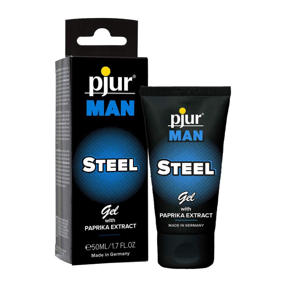Image of MAN - Steel Gel - Lubricant and Massage Gel - 2 fl oz / 50 ml