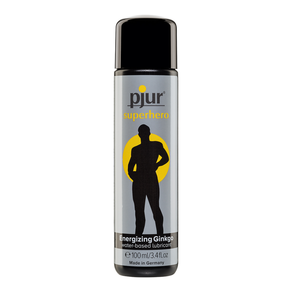 Image of Superhero Glide - Lubricant and Massage Gel with Stimulating Effect for Men - 3 fl oz / 100 ml