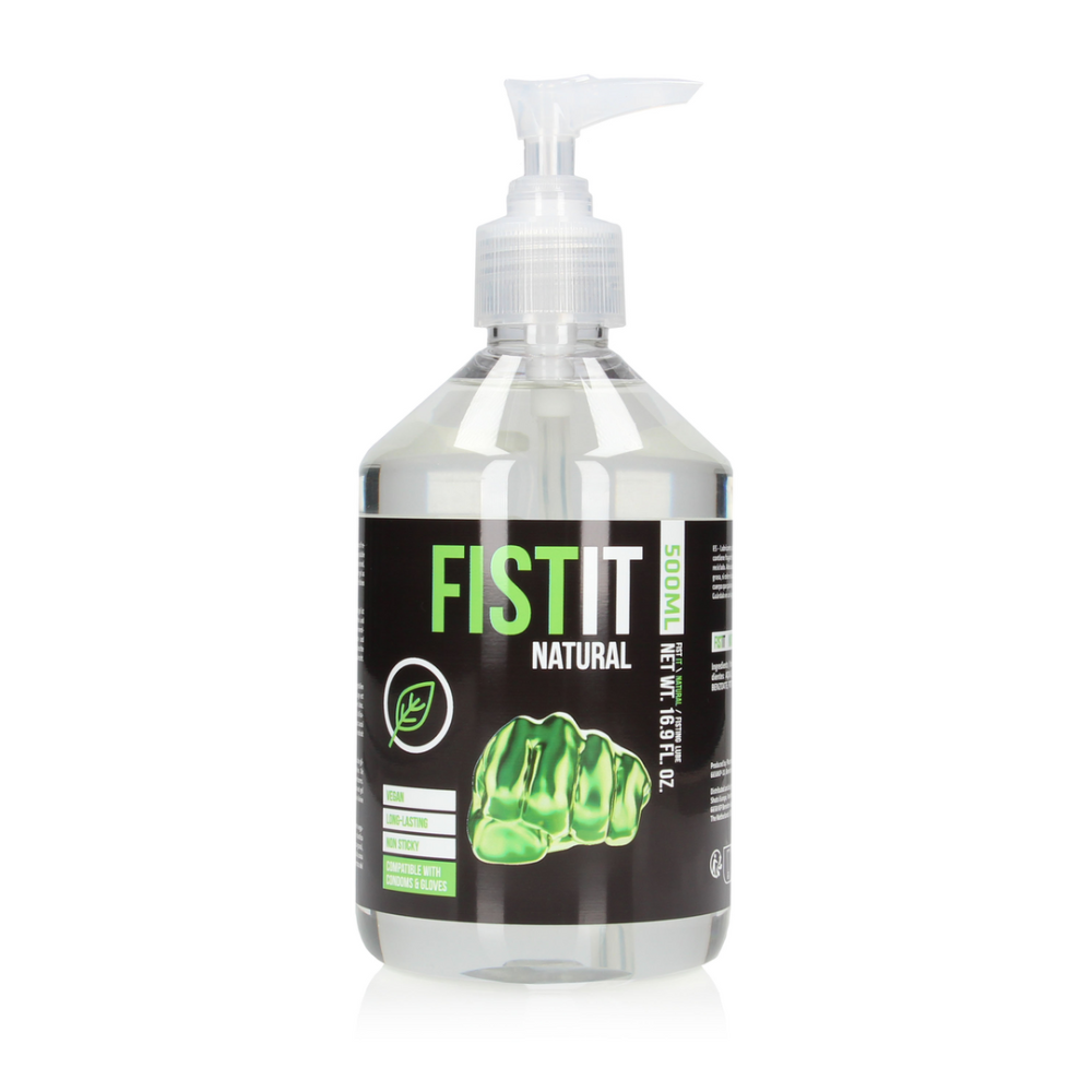 Image of Fist It by Shots Natural Water Based Lubricant - 17 fl oz / 500 ml - Pump