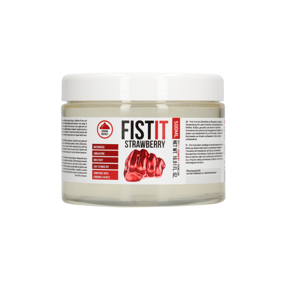 Image of Fist It by Shots Extra Thick Lubricant - Strawberry - 17 fl oz / 500 ml 