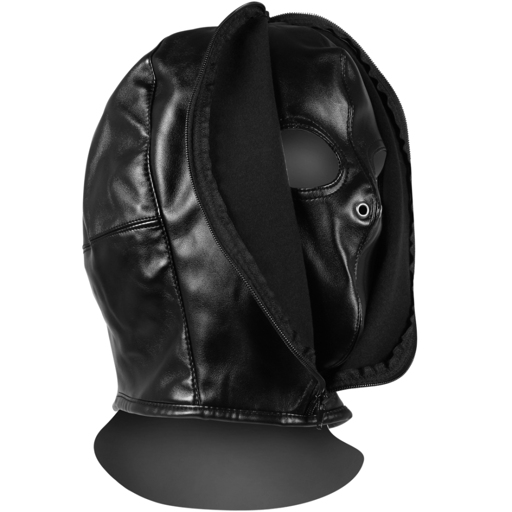 Image of Ouch! by Shots Zip-up Bondage Mask - Black