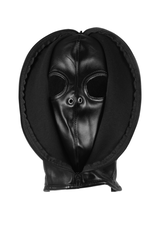 Ouch! by Shots Zip-up Bondage Mask - Black