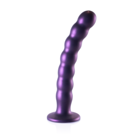 Ouch! by Shots Beaded Silicone G-Spot Dildo - 8'' / 20,5 cm