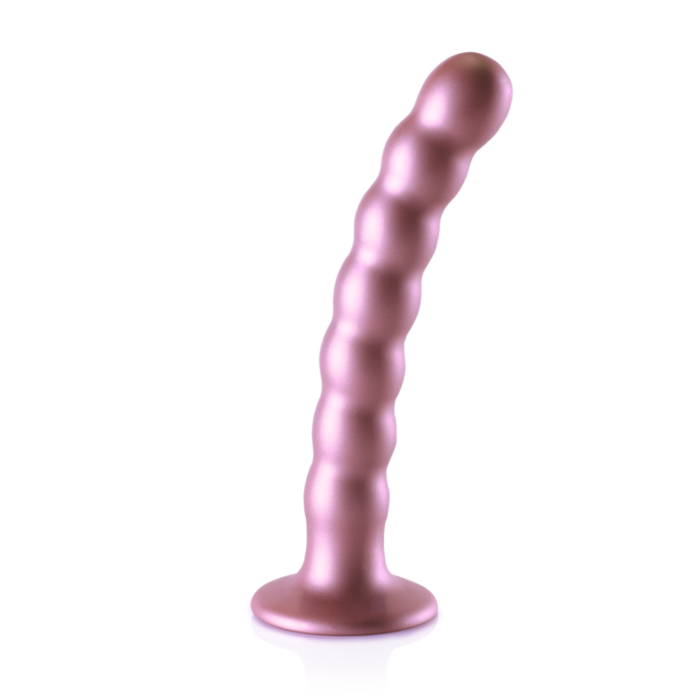 Image of Ouch! by Shots Beaded Silicone G-Spot Dildo - 6,5'' / 16,5 cm