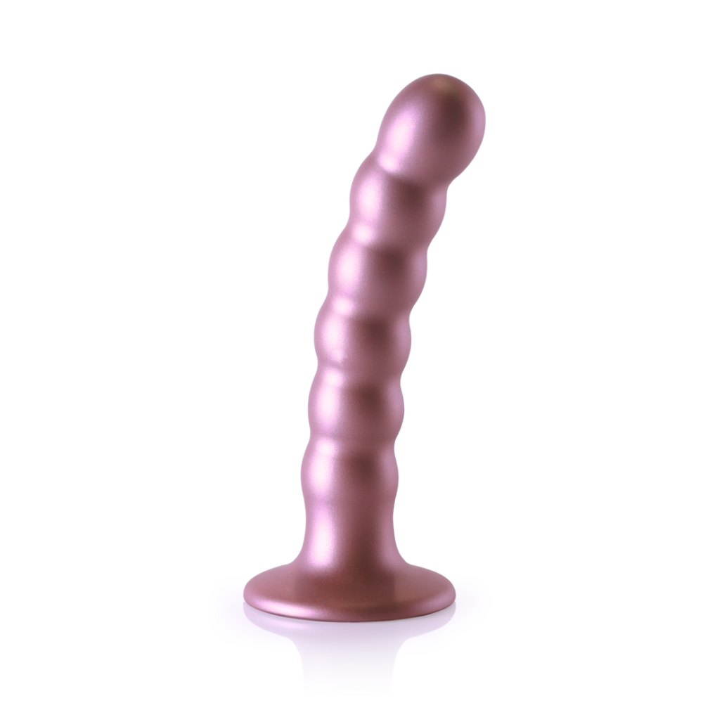 Image of Ouch! by Shots Beaded Silicone G-Spot Dildo - 5'' / 13 cm