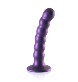 Ouch! by Shots Beaded Silicone G-Spot Dildo - 5'' / 13 cm