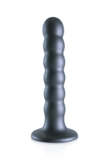 Ouch! by Shots Gekraalde Siliconen G-Spot Dildo - 5'' / 13 cm - Gunmetal