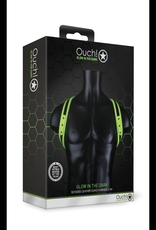 Ouch! by Shots Sling Harness - Glow in the Dark - S/M