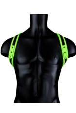 Ouch! by Shots Sling Harness - Glow in the Dark - S/M