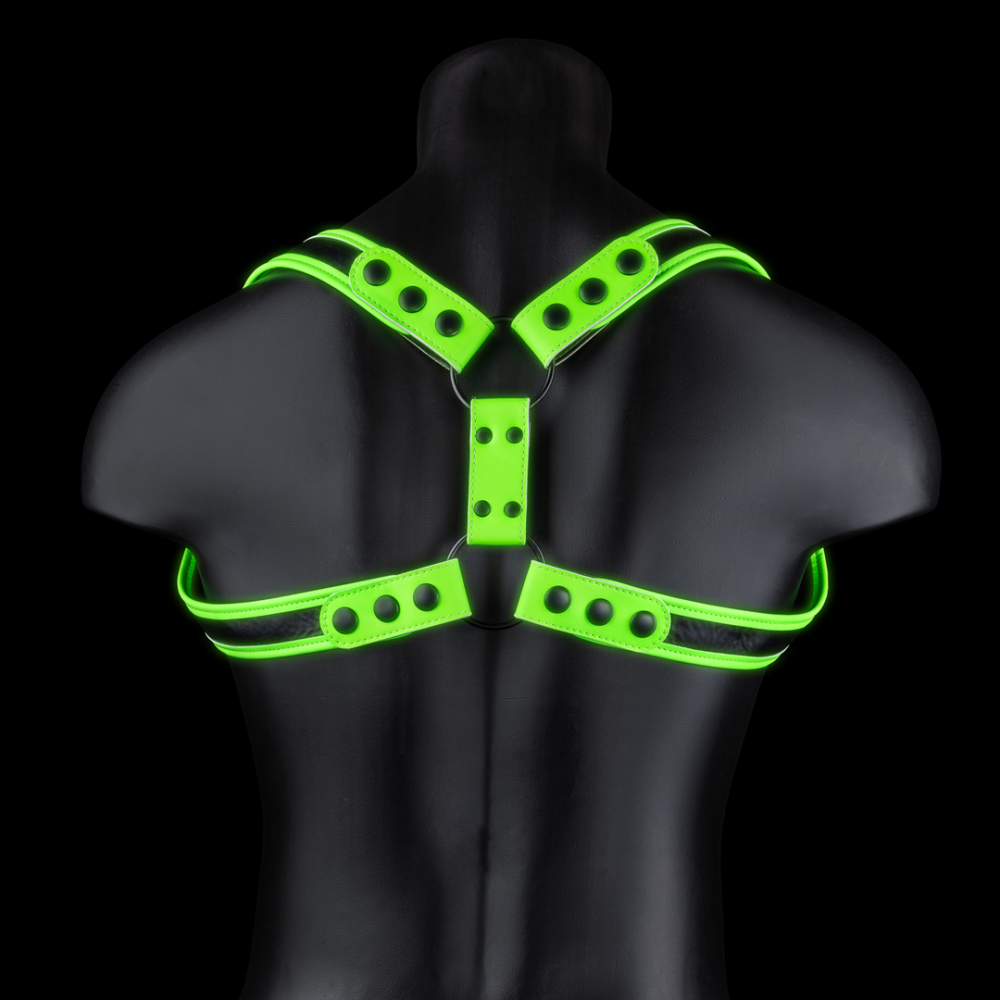 Ouch! by Shots Sling Harness - Glow in the Dark - L/XL