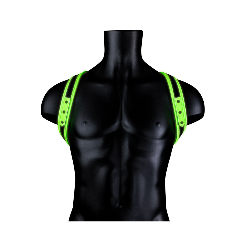 Ouch! by Shots Sling Harness - Glow in the Dark - L/XL