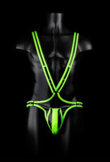 Ouch! by Shots Lichaamsbedekkende Harnas - Glow in the Dark - S/M