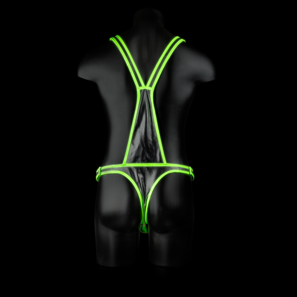 Ouch! by Shots Lichaamsbedekkende Harnas - Glow in the Dark - S/M