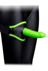 Ouch! by Shots Thigh Strap-On - Glow in the Dark