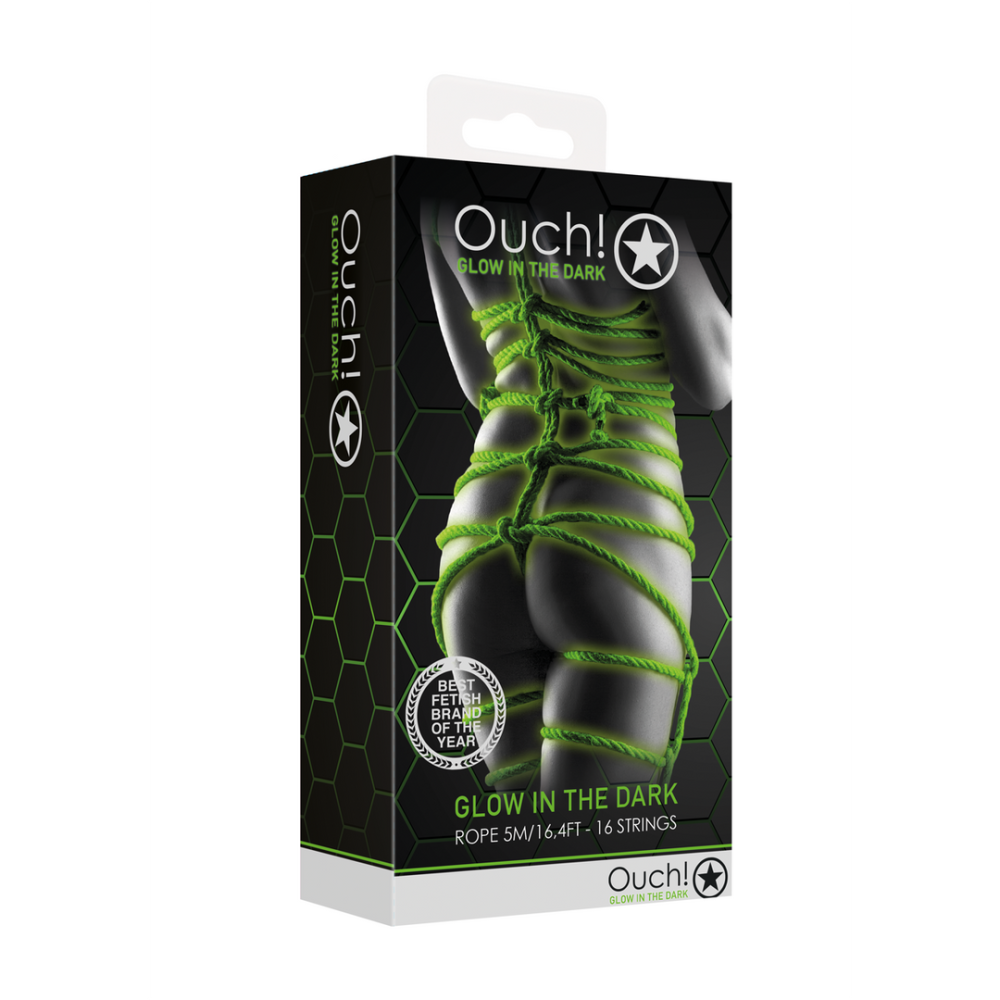 Ouch! by Shots Rope - Glow in the Dark - 16.4 ft / 5 m