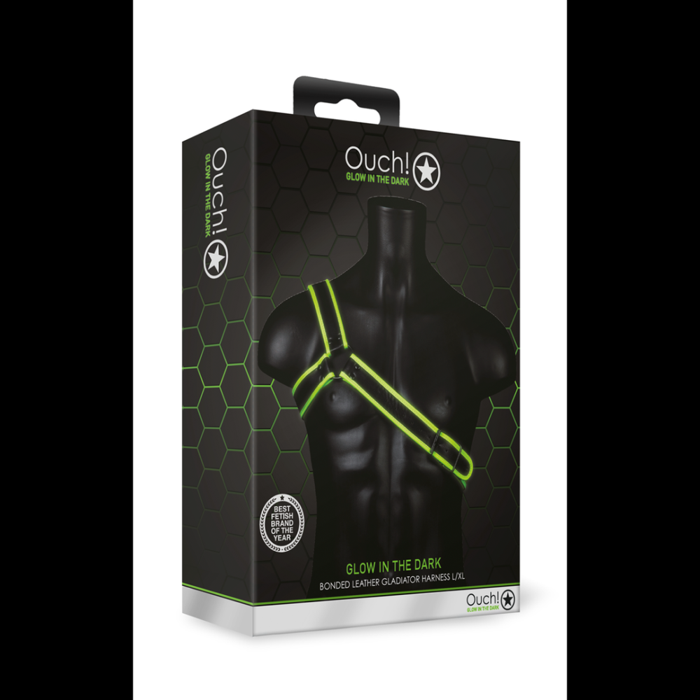 Ouch! by Shots Gladiator Armor - Glow in the Dark - L/XL