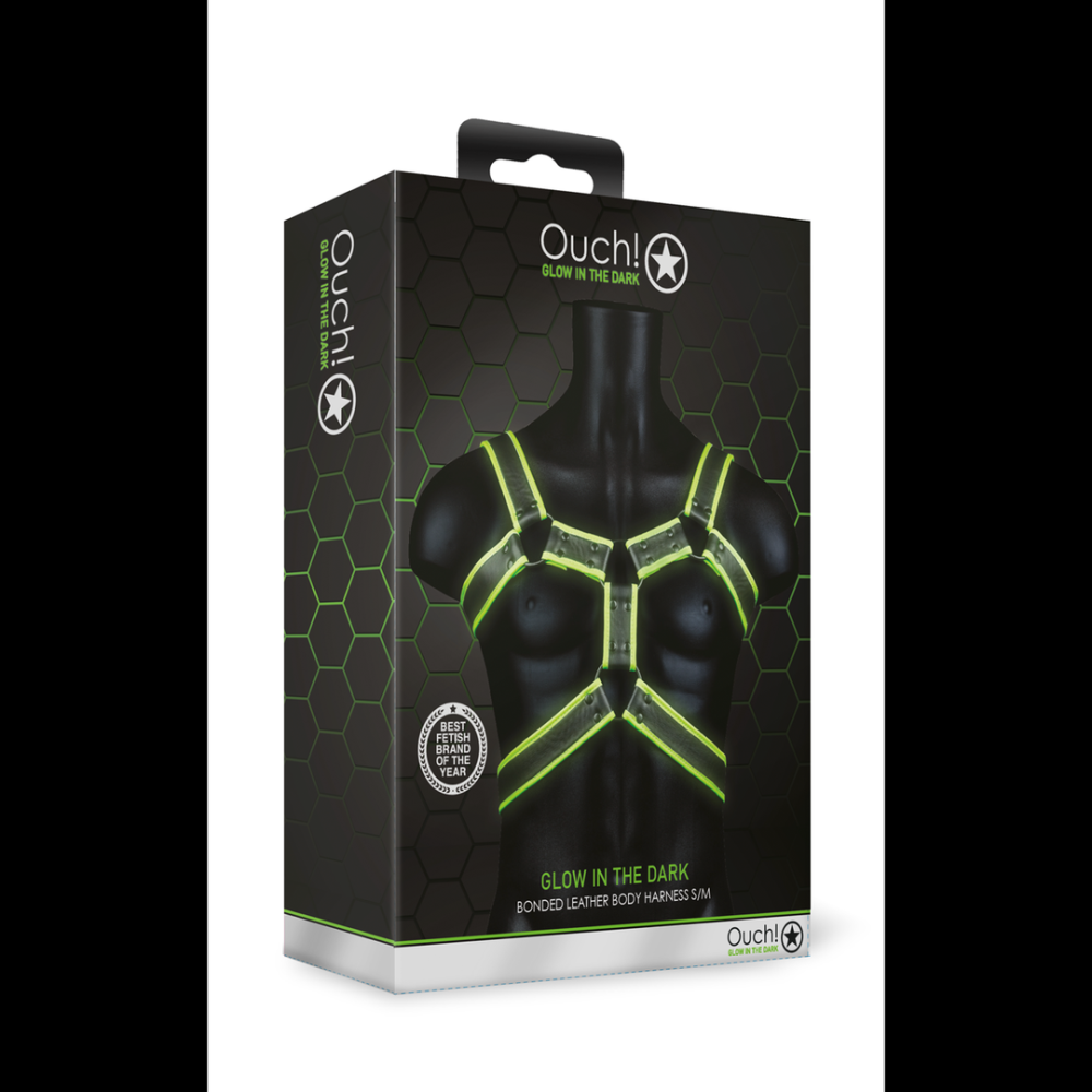 Ouch! by Shots Body Armor - Glow in the Dark - S/M