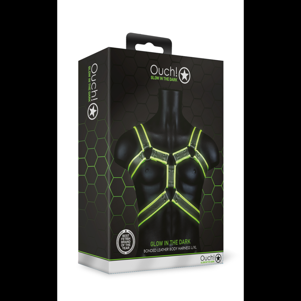 Ouch! by Shots Body Armor - Glow in the Dark - L/XL