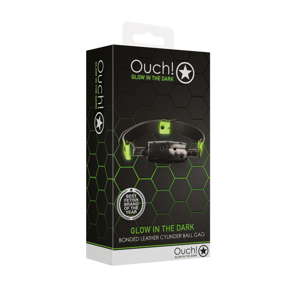Ouch! by Shots Cylinder Gag - Glow in the Dark