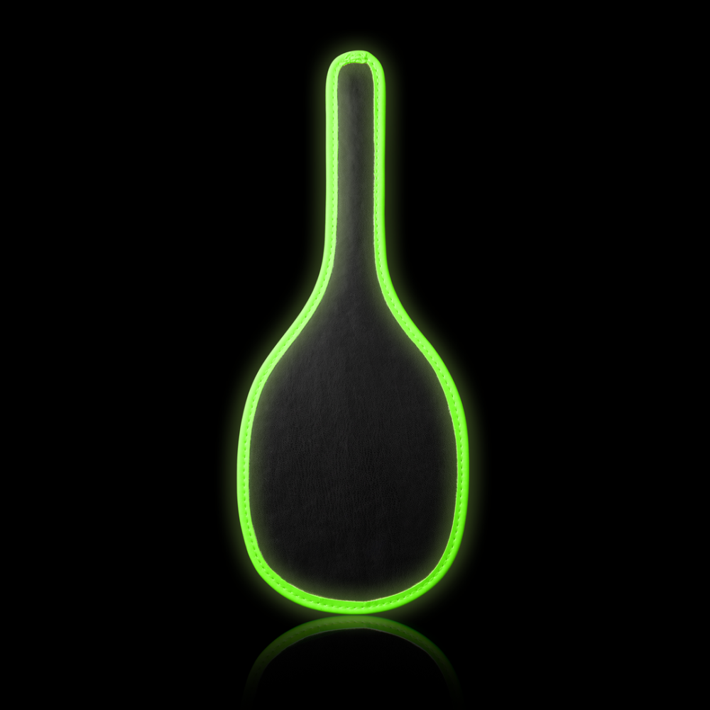 Ouch! by Shots Round Paddle - Glow in the Dark
