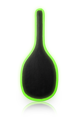 Ouch! by Shots Round Paddle - Glow in the Dark