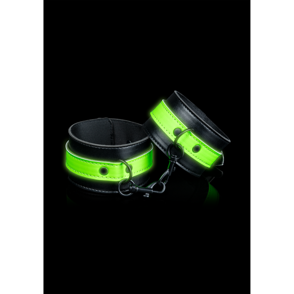 Ouch! by Shots Ankle cuffs - Glow in the Dark