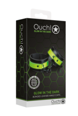Ouch! by Shots Ankle cuffs - Glow in the Dark
