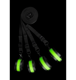 Ouch! by Shots Attachement Set for Bed Bindings - Glow in the Dark