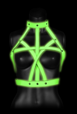 Ouch! by Shots Bra Harness - Glow in the Dark - L/XL