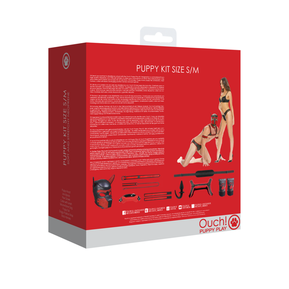 Ouch! by Shots Neoprene Puppy Kit - S/M