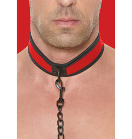 Ouch! by Shots Neopreen Halsband met Leash