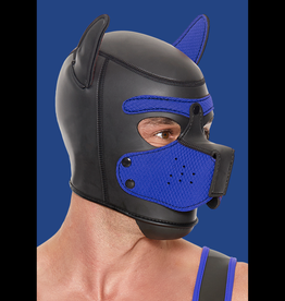 Ouch! by Shots Neoprene Puppy Mask - Blue