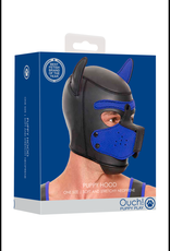 Ouch! by Shots Neoprene Puppy Mask - Blue