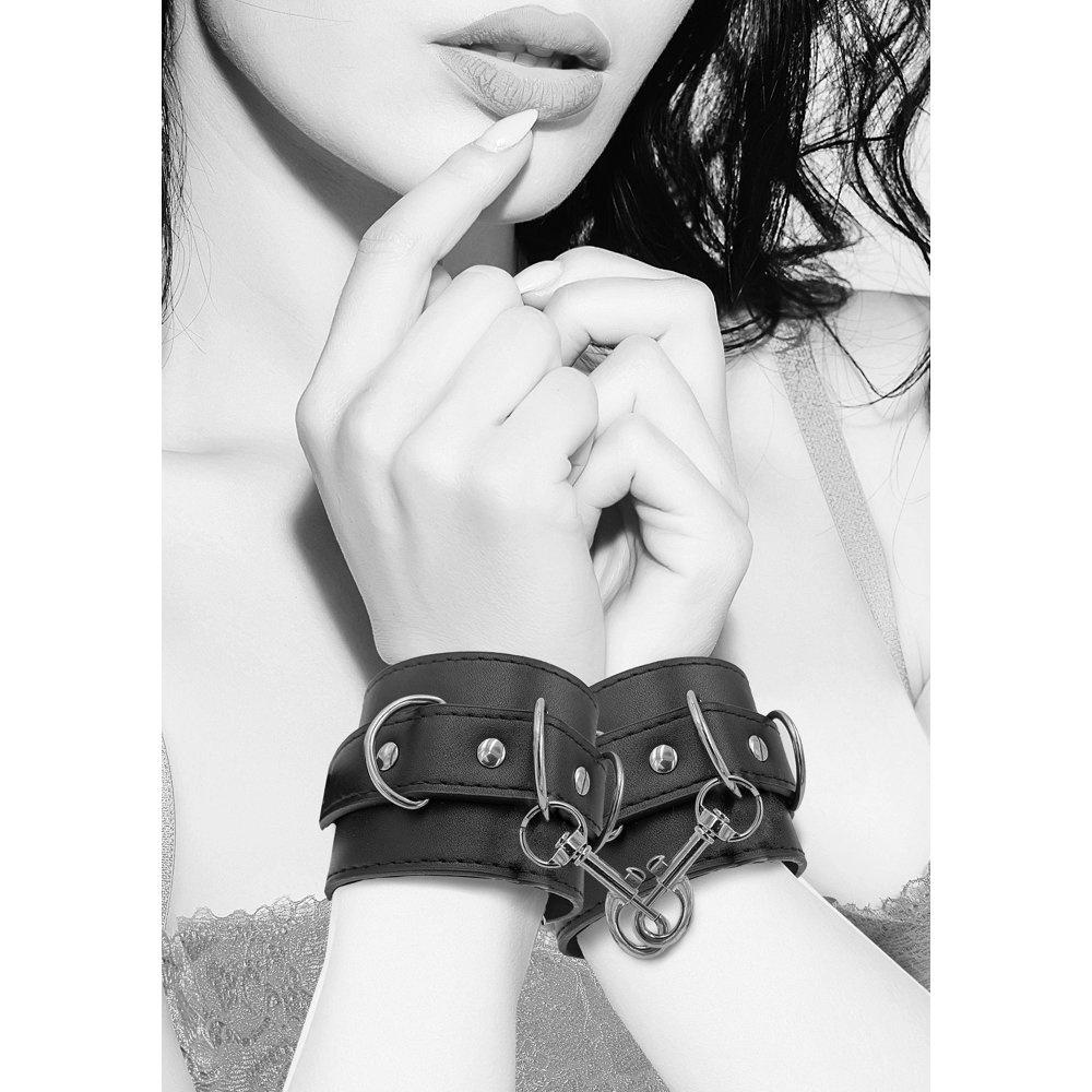 Image of Ouch! by Shots Bonded Leather Hand or Ankle Cuffs