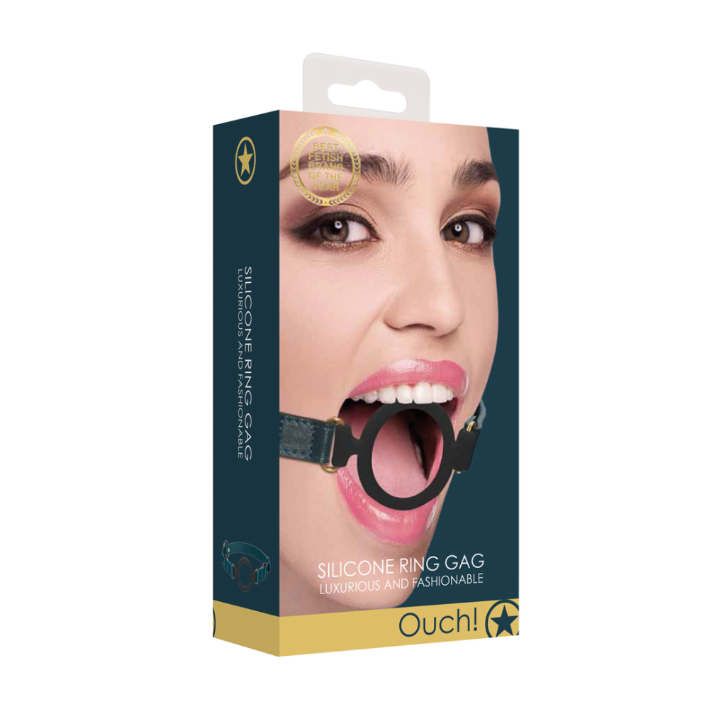 Ouch! by Shots Silicone Open Ring Gag