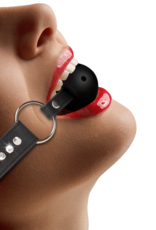 Ouch! by Shots Breathable Ball Gag with with Diamond Studded Straps