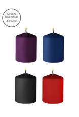 Ouch! by Shots Tease Candles - Mix - 4 Pieces - Multicolor
