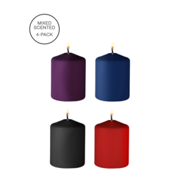 Ouch! by Shots Tease Candles - Mix - 4 Pieces - Multicolor