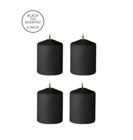 Ouch! by Shots Tease Candles - Disobedient - 4 Pieces - Black