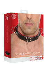 Ouch! by Shots Deluxe Bondage Collar - One Size