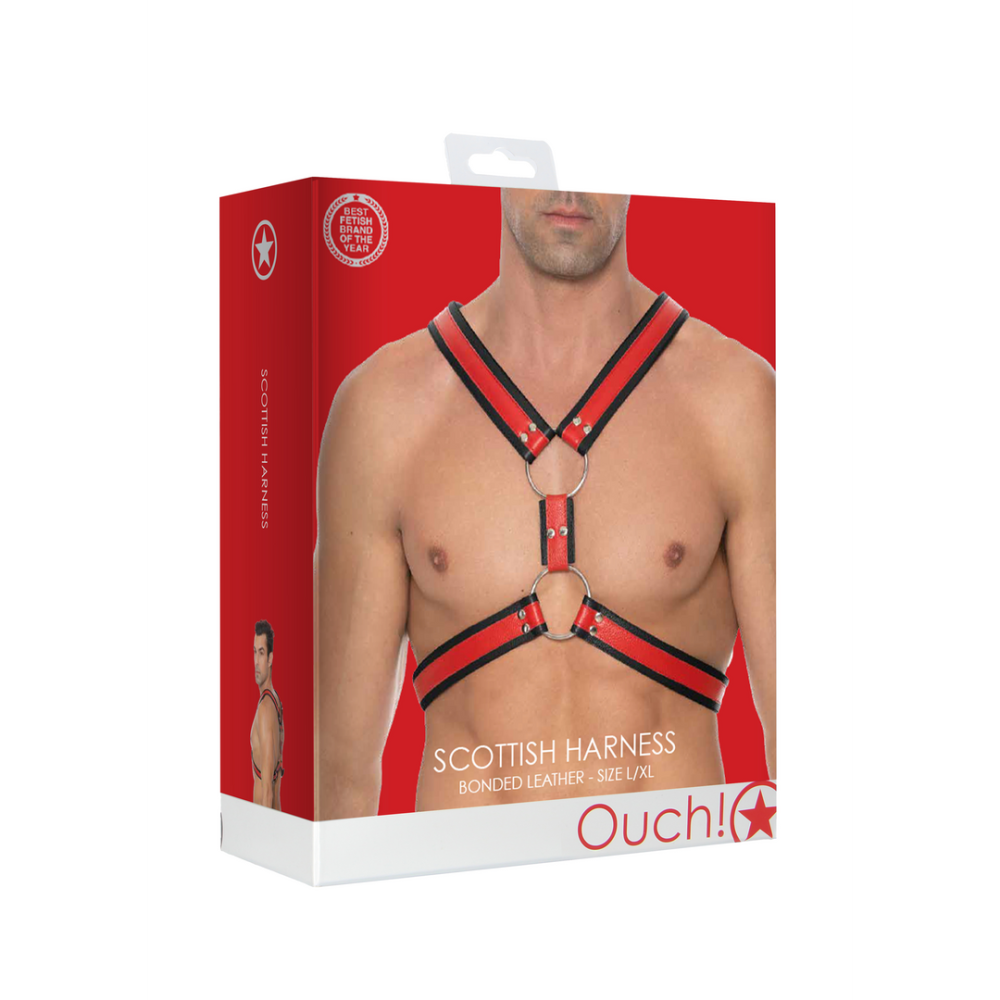 Ouch! by Shots Scottish Leather Harness - L/XL