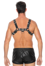 Ouch! by Shots Bulldog Leather Chest Harness - L/XL