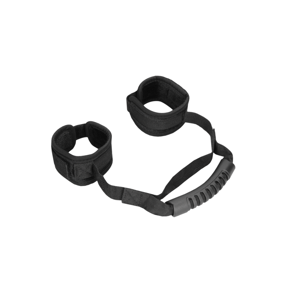 Ouch! by Shots Adjustable Handcuffs with Handle