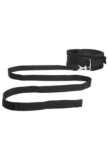 Ouch! by Shots Velvet Adjustable Collar with Leash