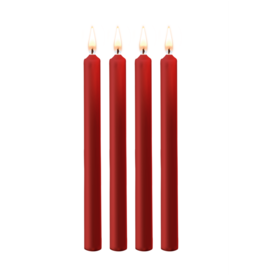 Ouch! by Shots Teasing Wax Candles - 4 Pieces - Large - Red