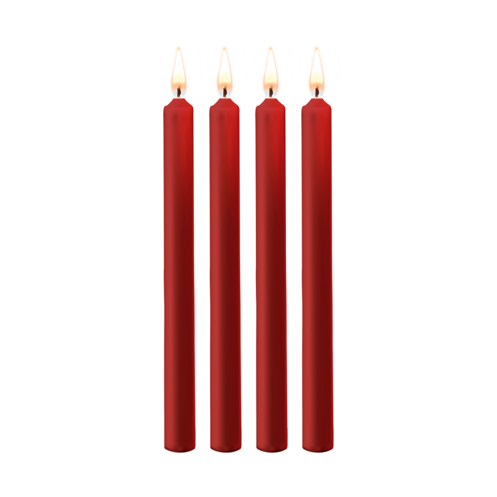 Image of Ouch! by Shots Teasing Wax Candles - 4 Pieces - Large - Red